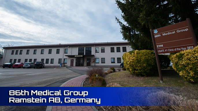  86th Medical Group Ramstein Air Base Clinic Screenshot