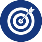 Graphic of an icon of a target.
