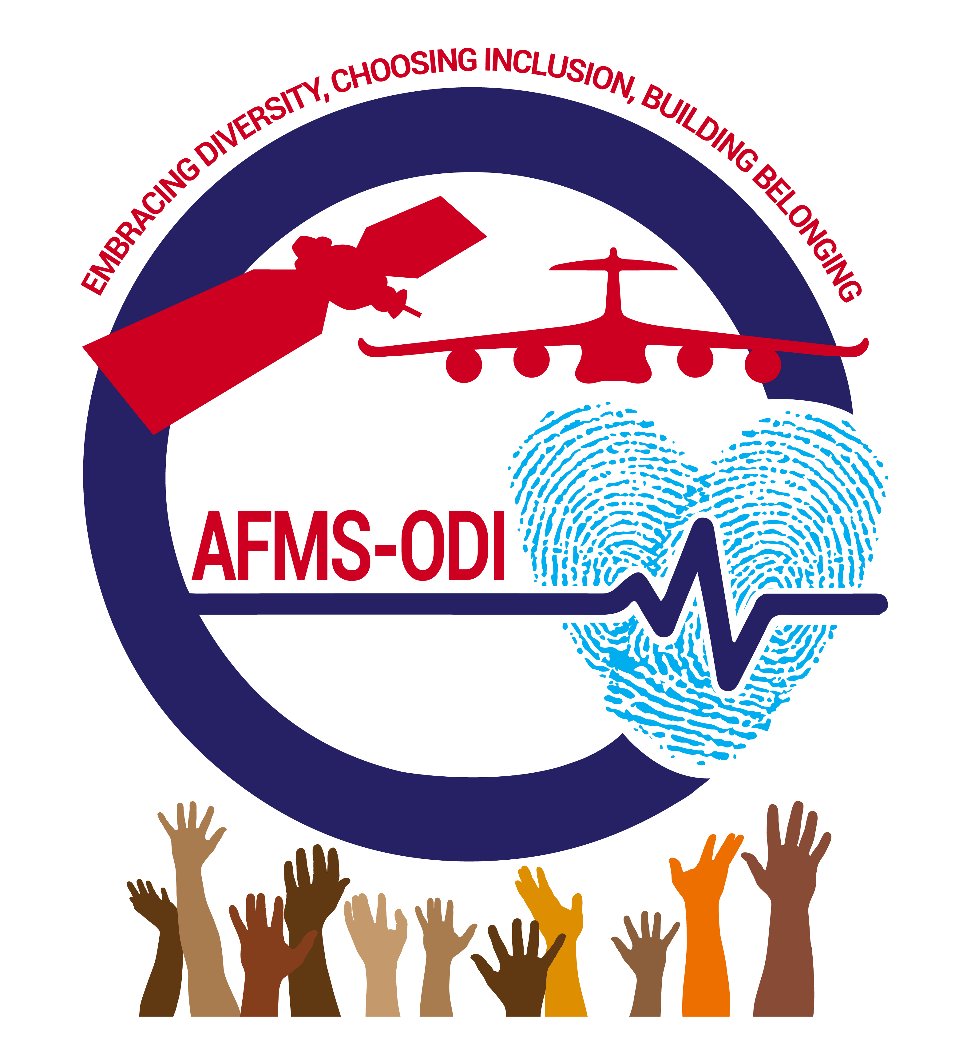 Graphic of the AFMS Diversity & Inclusion Logo