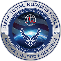 Graphic of USAF Total Nursing Force Logo