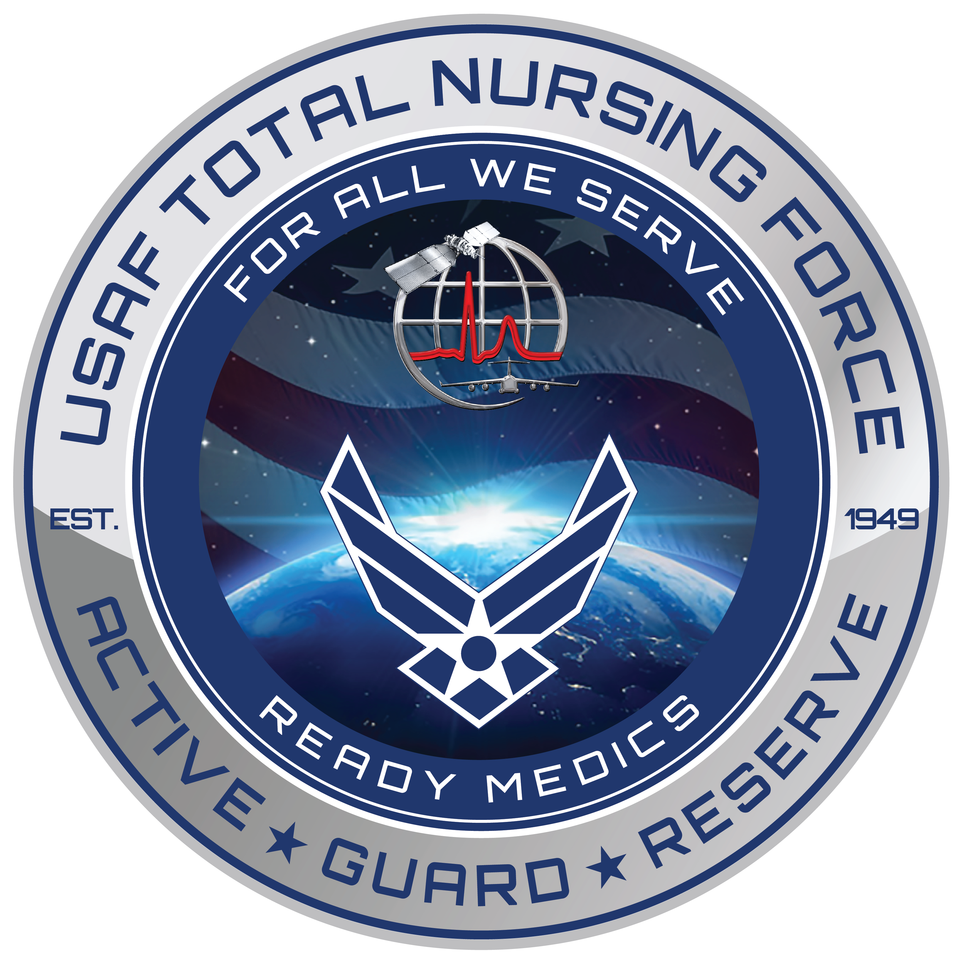Graphic of USAF Total Nursing Force Logo