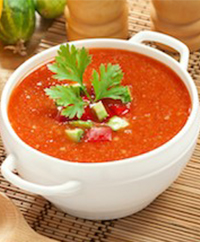 A picture of a bowl of soup.