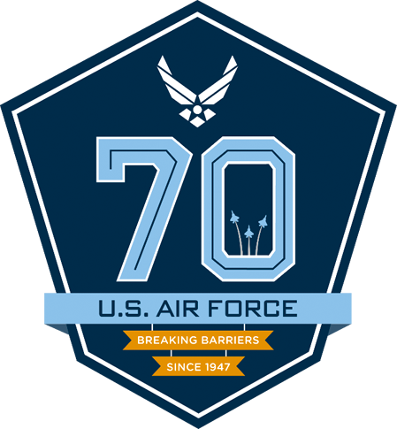 Air Force 70th Birthday Emblem.